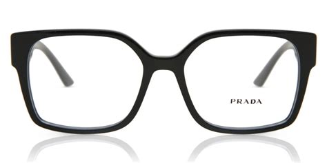 prada pr 17sv 1ab1o1|Prada PR 17SV 1AB1O1 Eyeglasses in Black .